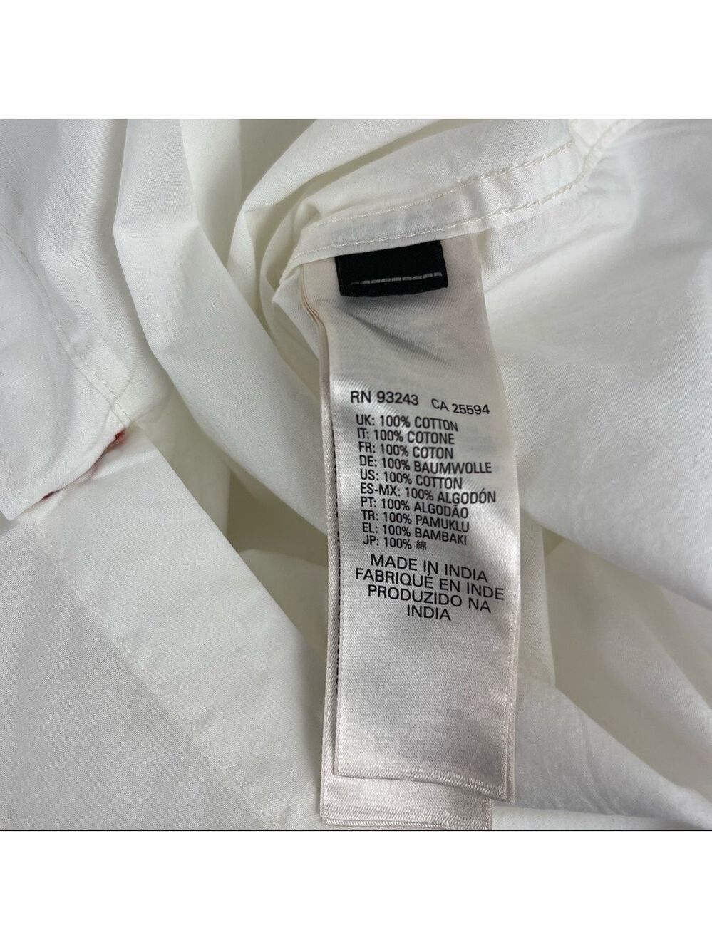 Men’s Diesel S Guruso White Button Down Long sleeve XL! - Picture 8 of 8